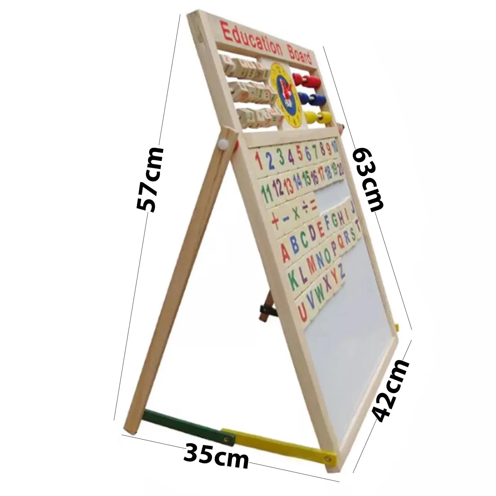 Kids Double Side 6in 1 Wooden Activity Board
