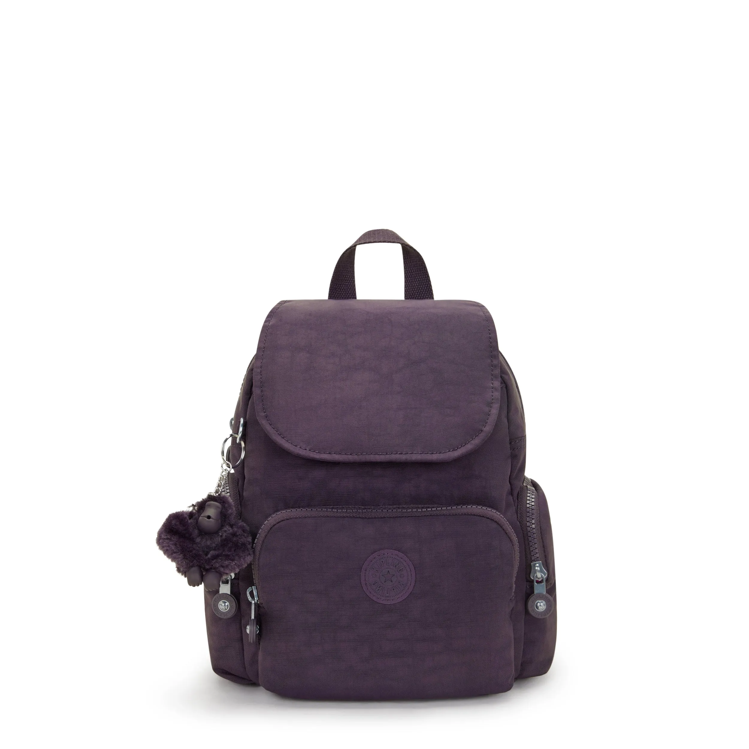 Kipling City Zip Mini Ultimate Plum Small Backpack I6046-67U