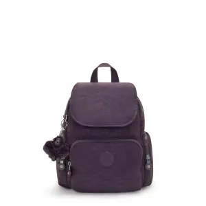 Kipling City Zip Mini Ultimate Plum Small Backpack I6046-67U