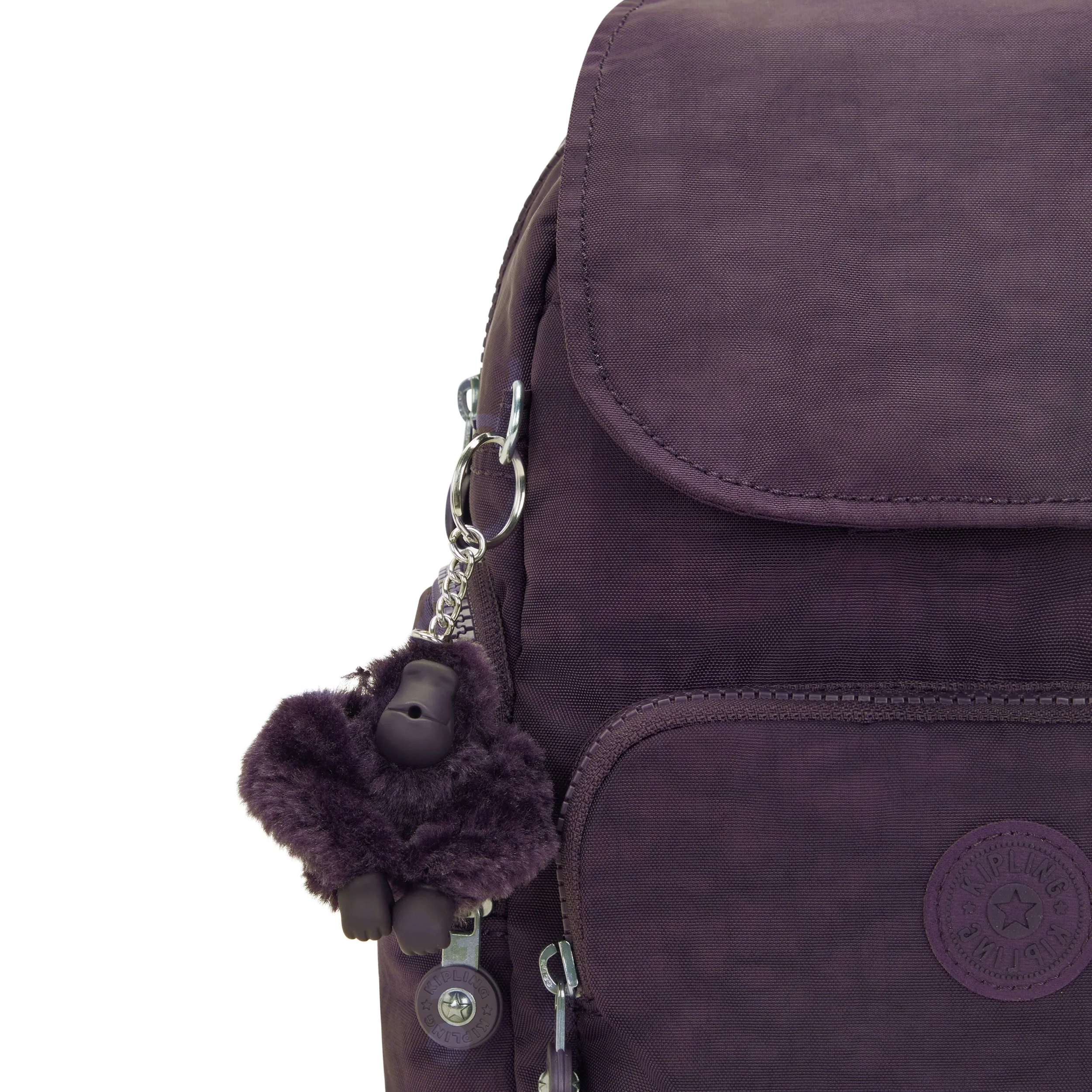 Kipling City Zip Mini Ultimate Plum Small Backpack I6046-67U