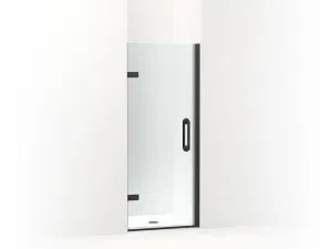 KOHLER K-27583-10L Components 29-5/8"–30-3/8" W x 71-1/2" H frameless pivot shower door with 3/8" Crystal Clear glass and back-to-back vertical door pulls