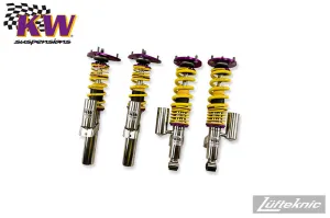 KW Clubsport 2-way suspension w/ top mounts - Porsche 911 C2 type 997, 2006-2012