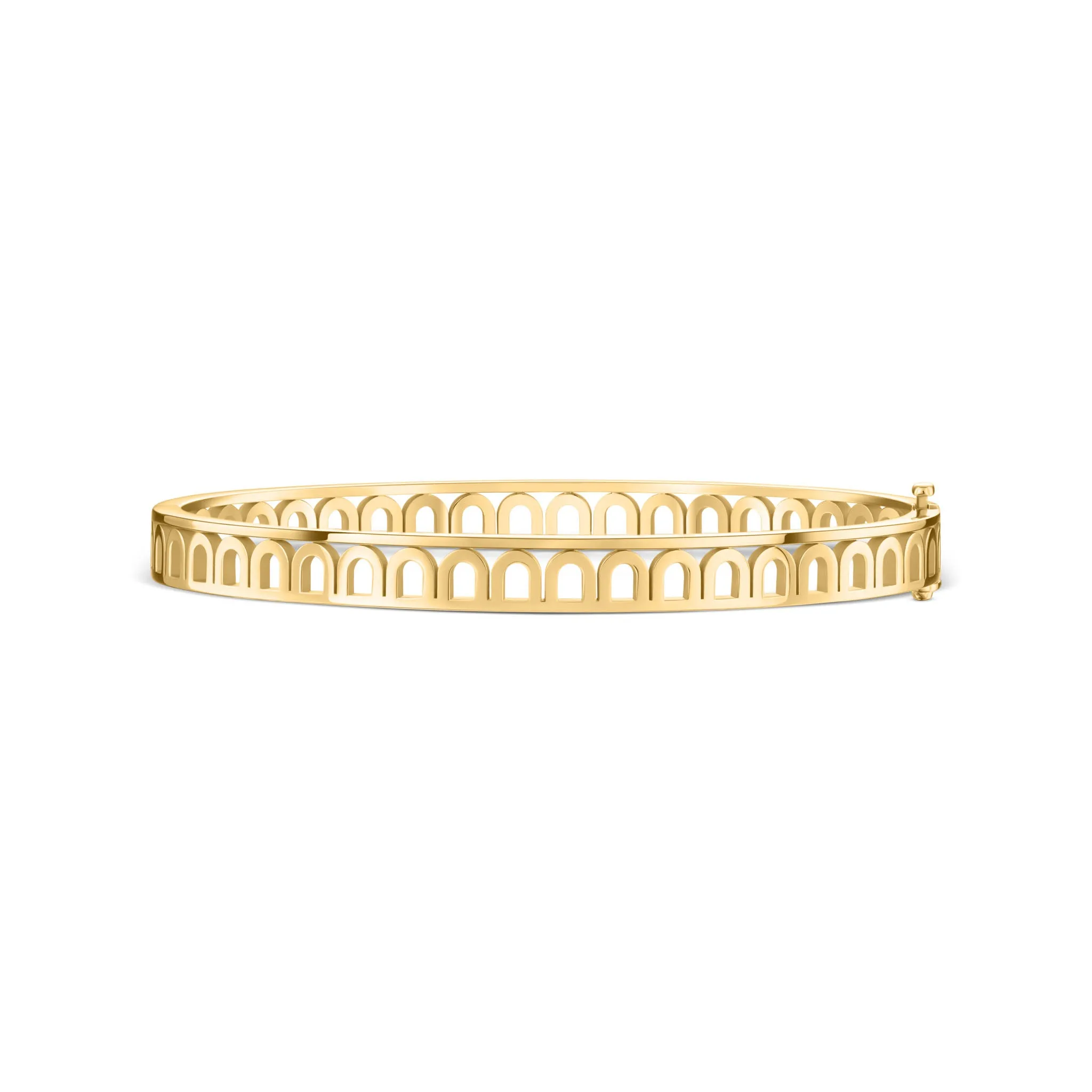 L'Arc Treille Bangle PM, 18k Yellow Gold