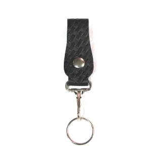 Large Basketweave Key Fob