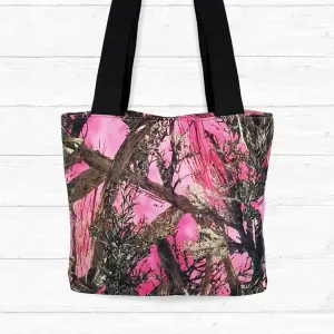 Large Pink Camo Shoulder Bag