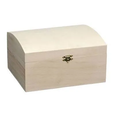 Large Wooden Treasure Chest To Paint And Decorate