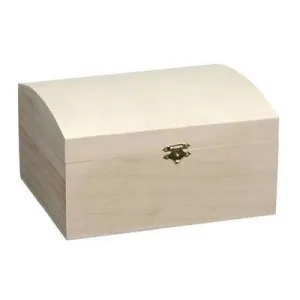 Large Wooden Treasure Chest To Paint And Decorate