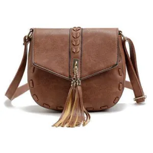 Leather Crossbody With Tassel