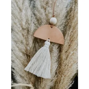 Leather Ornament Gift Topper