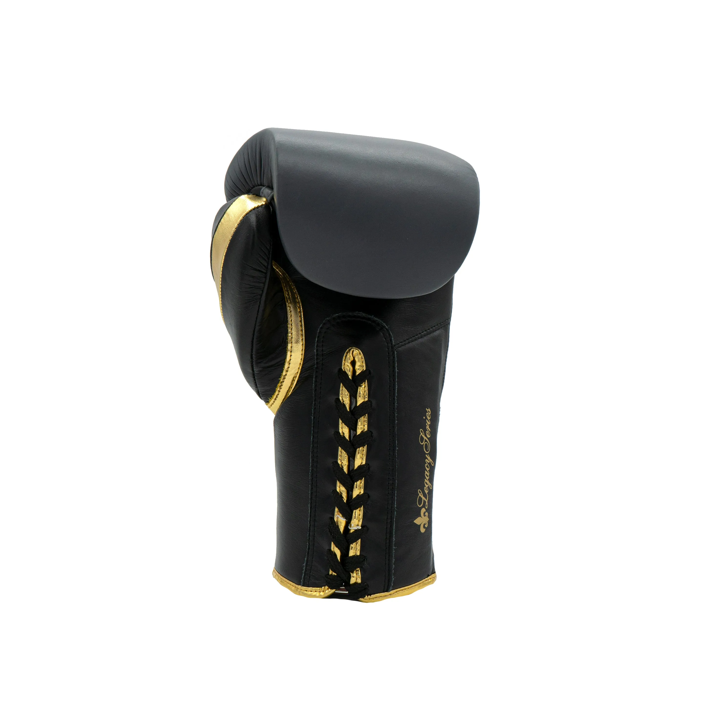 Legacy Series Lace Boxing Gloves Gunmetal