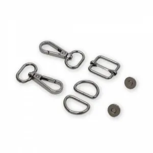 Level 4 Basic Hardware Kit 3/4in Gunmetal -- Sallie Tomato