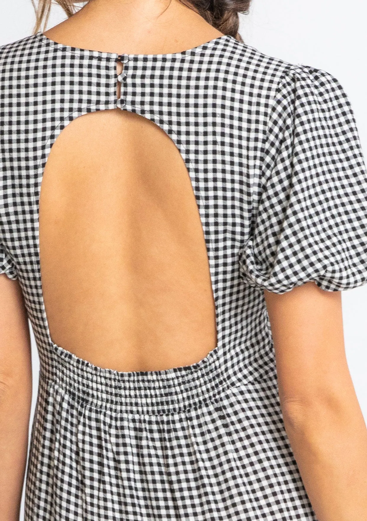 Lexi Gingham Midi Dress