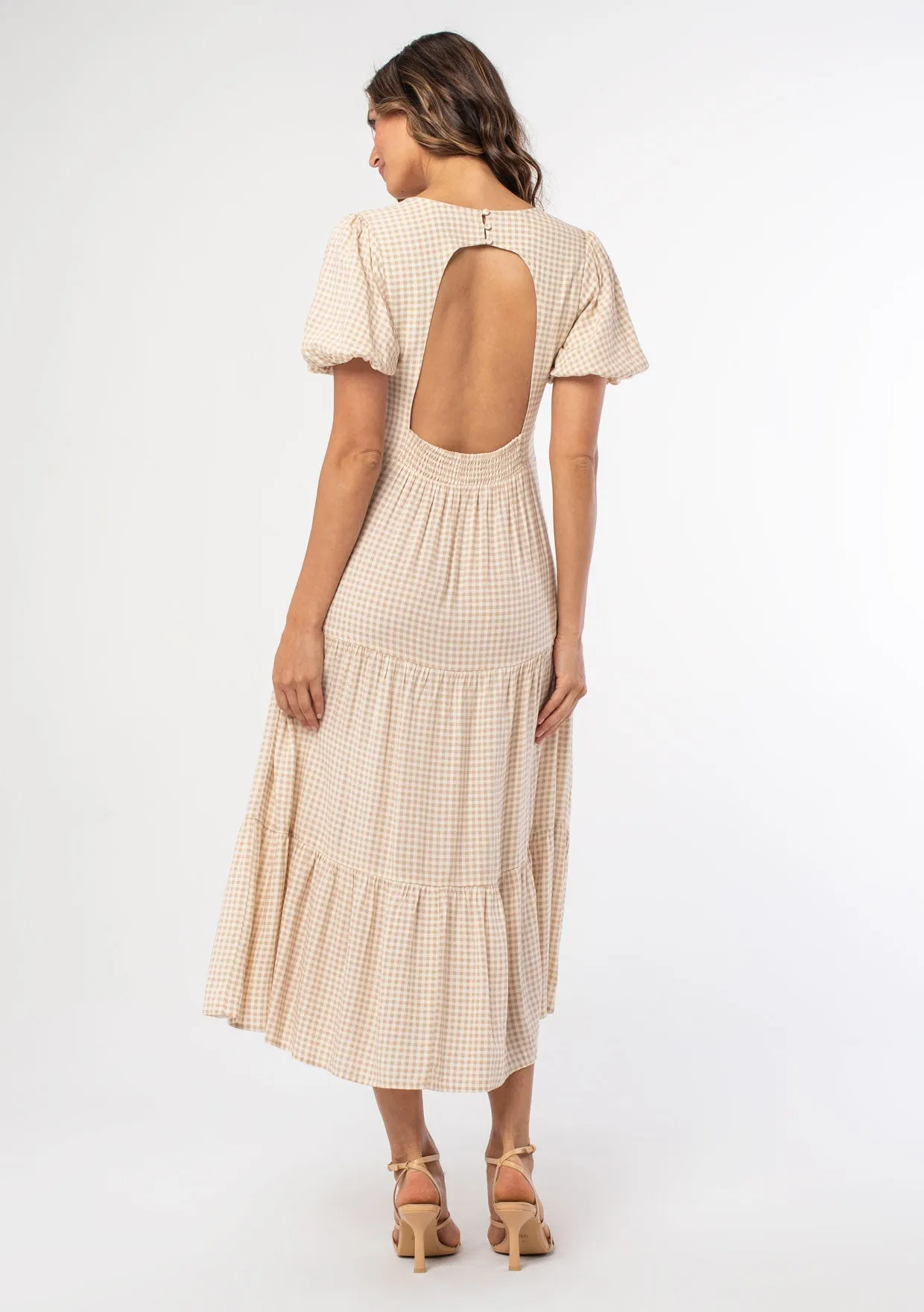 Lexi Gingham Midi Dress
