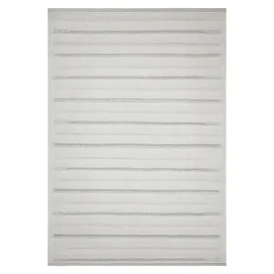 Light Grey Swedish Inspired Flatweave Wool Rug - 9'10" x 14'