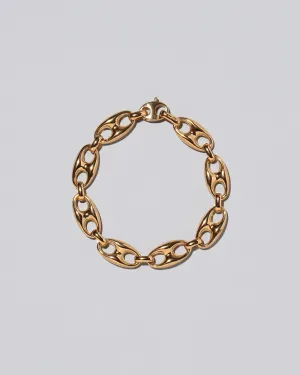 Lightweight Puff Anchor Link Bracelet
