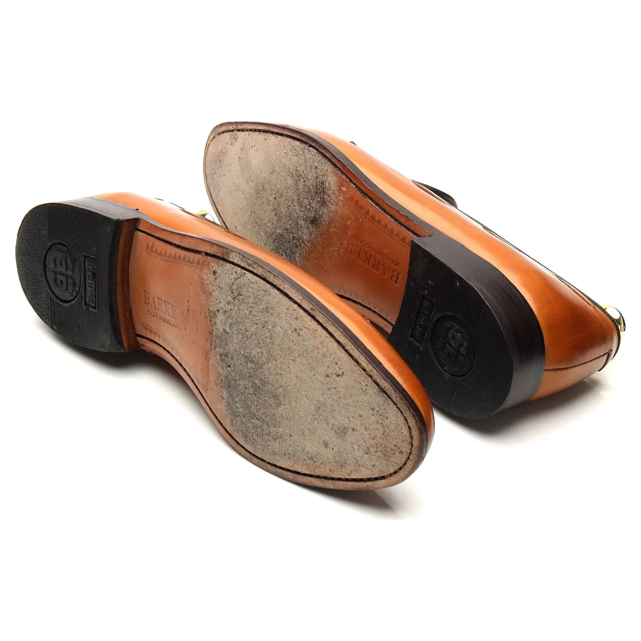 'Litchfield' Tan Brown Tassel Loafers UK 7 F