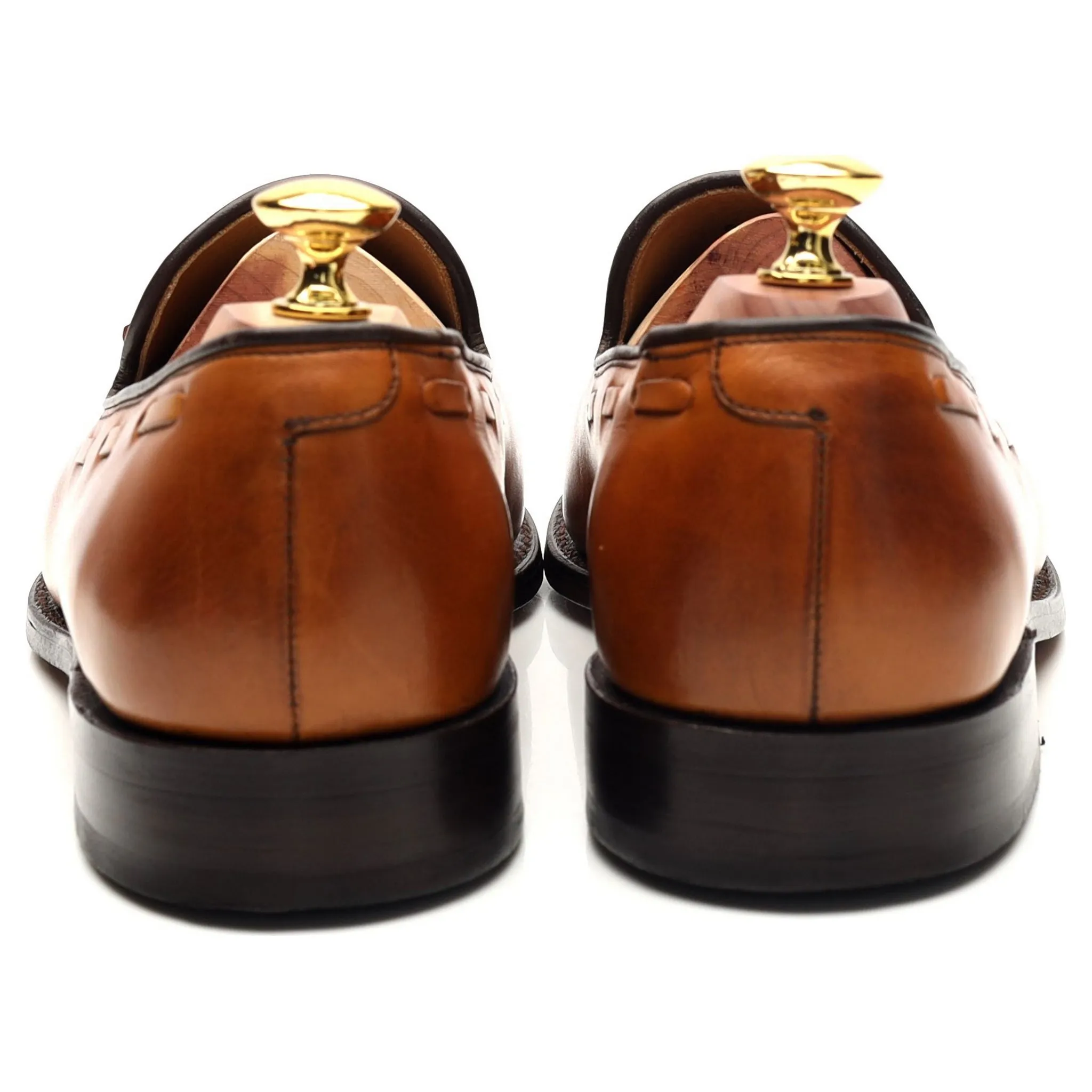 'Litchfield' Tan Brown Tassel Loafers UK 7 F