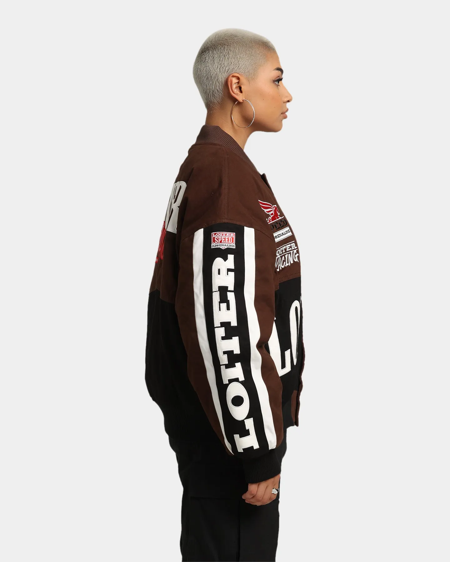 Loiter Motor Sport Jacket Brown