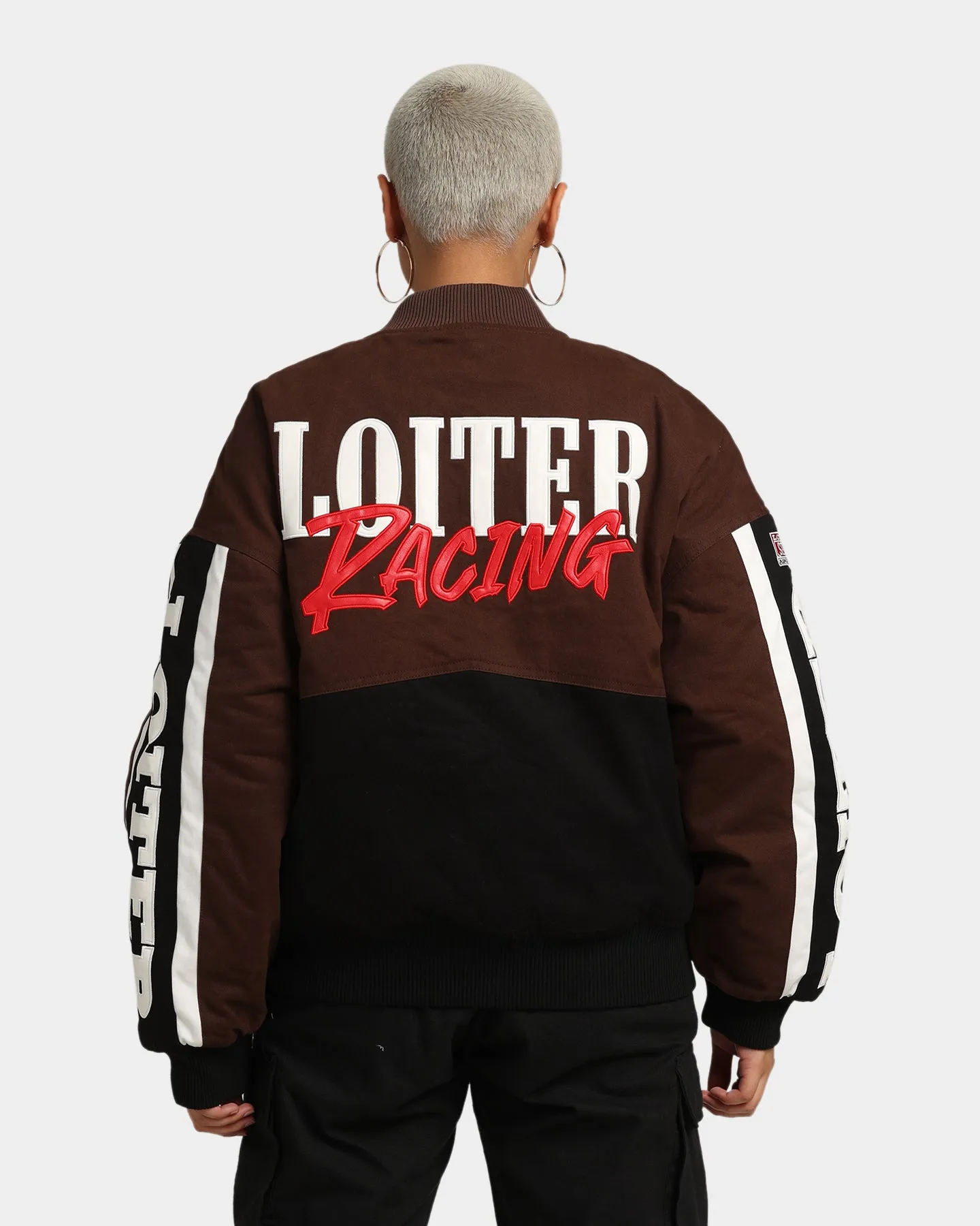 Loiter Motor Sport Jacket Brown