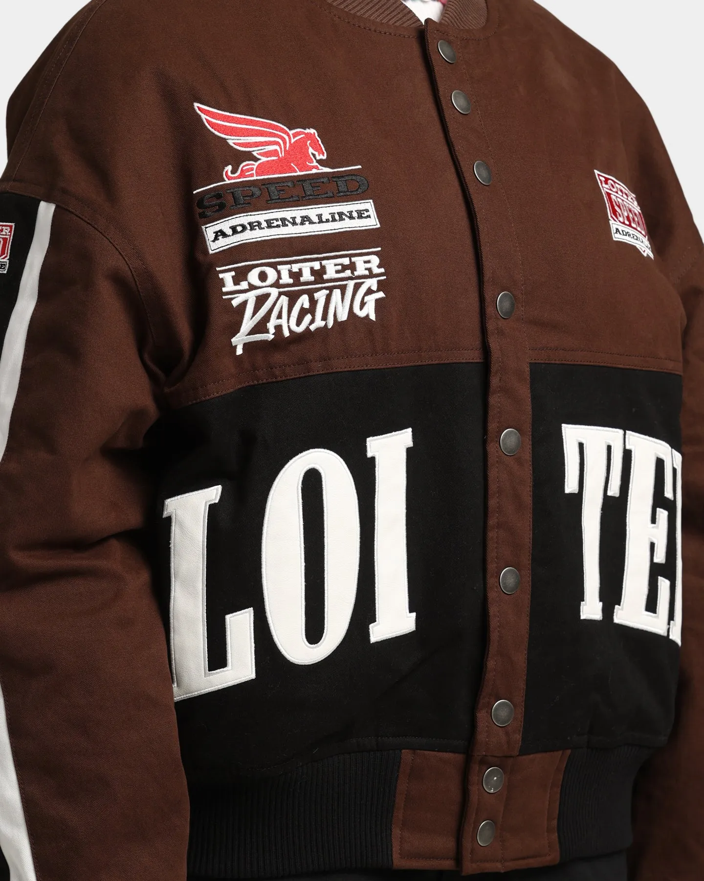 Loiter Motor Sport Jacket Brown