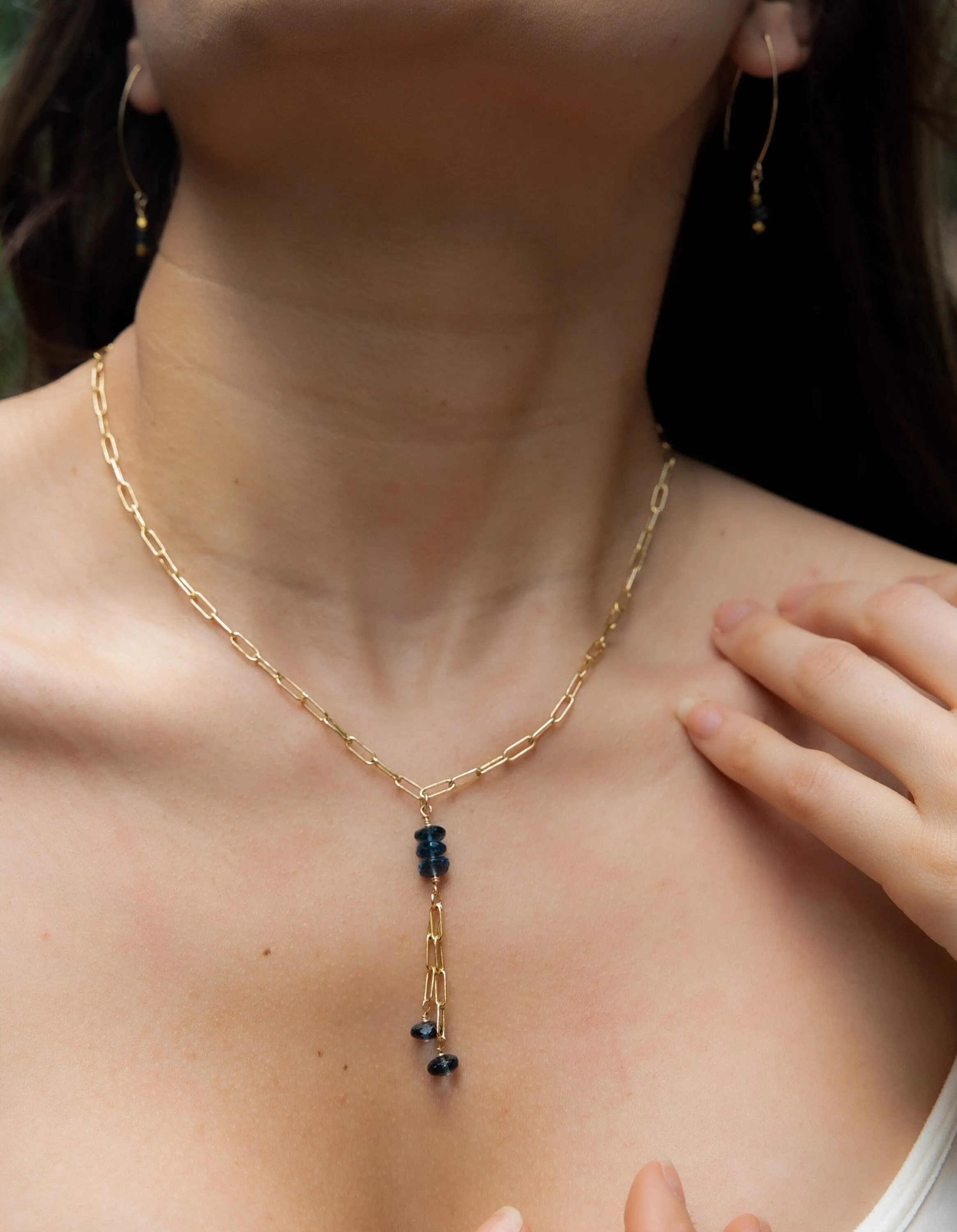 London Blue Topaz Necklace