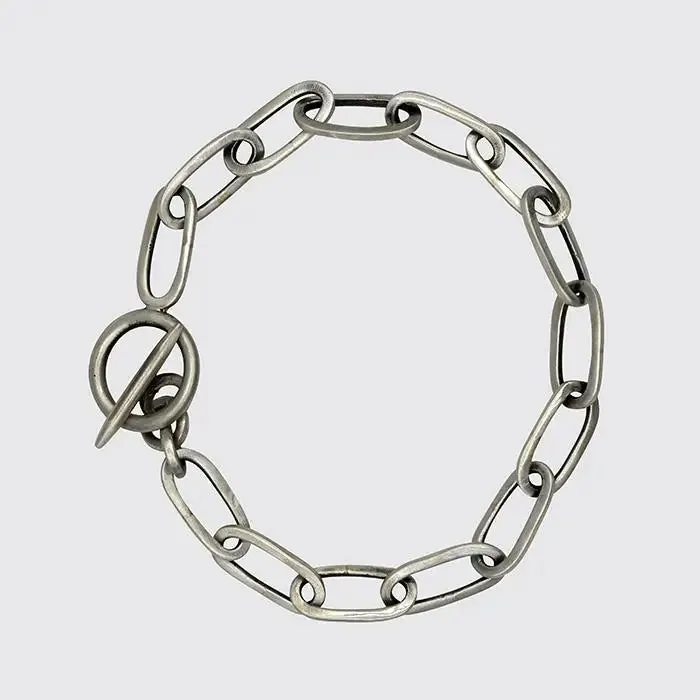 Long Rectangle Link Bracelet