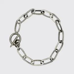 Long Rectangle Link Bracelet