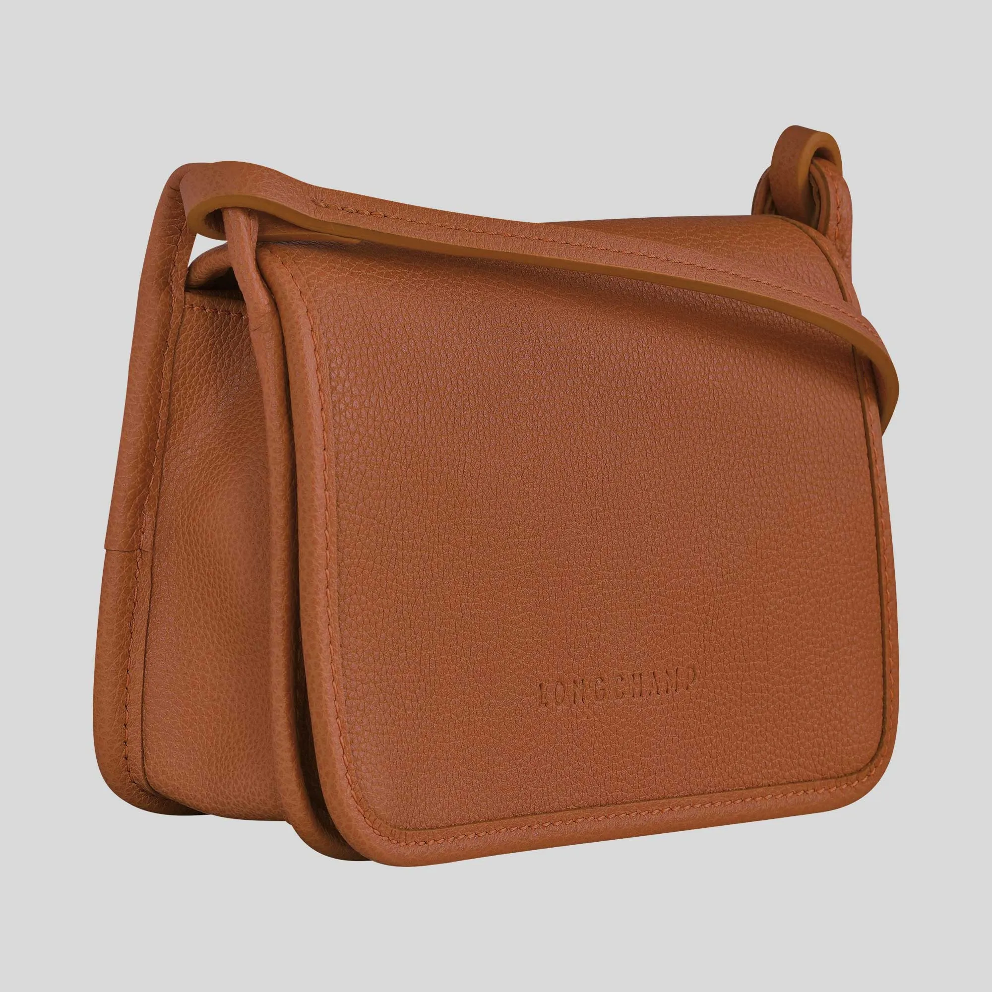 LONGCHAMP Le Foulonne XS Clutch Crossbody Bag Caramel RB-10133021