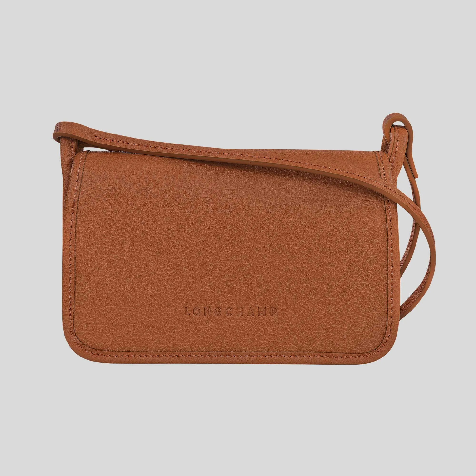 LONGCHAMP Le Foulonne XS Clutch Crossbody Bag Caramel RB-10133021