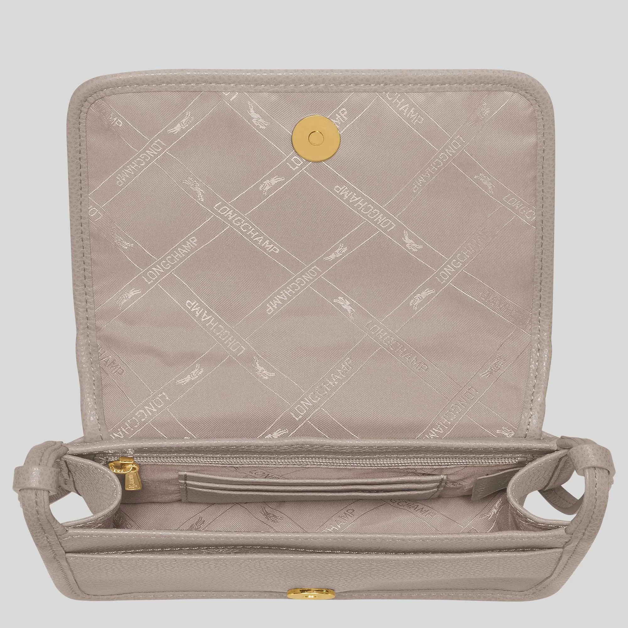 LONGCHAMP Le Foulonne XS Clutch Crossbody Bag Turtledove RB-10133021