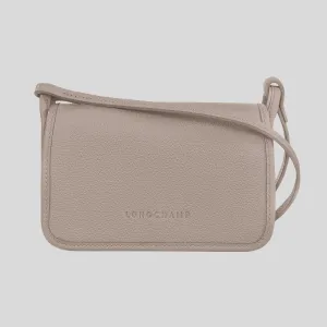 LONGCHAMP Le Foulonne XS Clutch Crossbody Bag Turtledove RB-10133021
