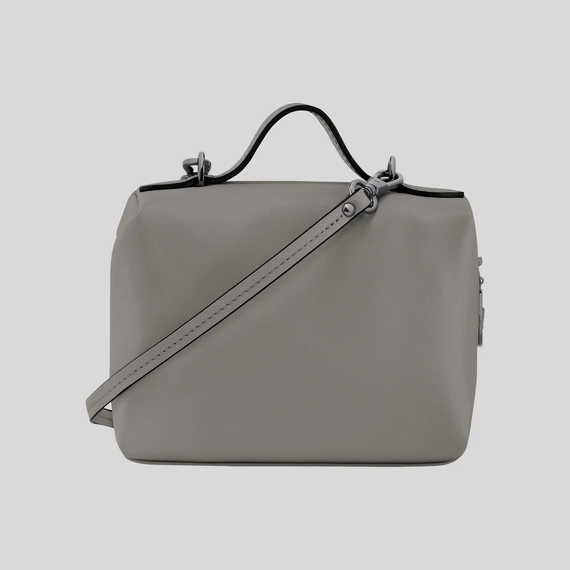 LONGCHAMP Le Pliage Extra XS Vanity Leather Handbag Turtledove RB-10187987