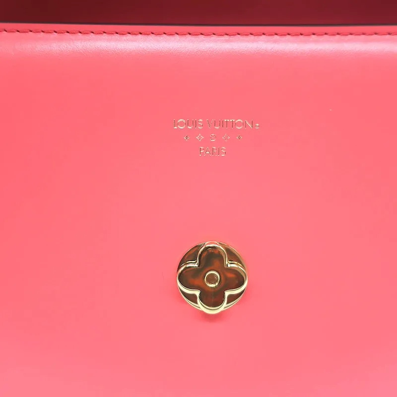 Louis Vuitton LV Pont 9 Shoulder Bag Dahlia Pink Leather NEW