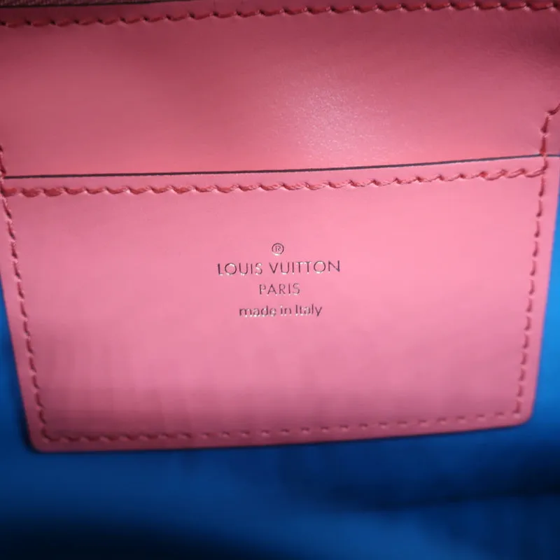 Louis Vuitton LV Pont 9 Shoulder Bag Dahlia Pink Leather NEW