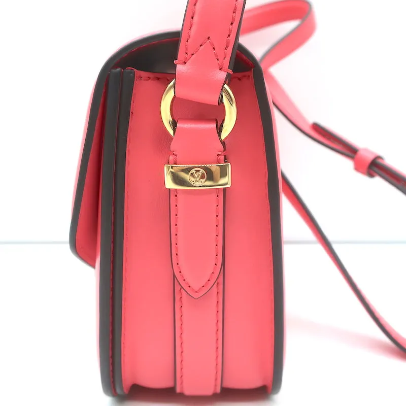 Louis Vuitton LV Pont 9 Shoulder Bag Dahlia Pink Leather NEW