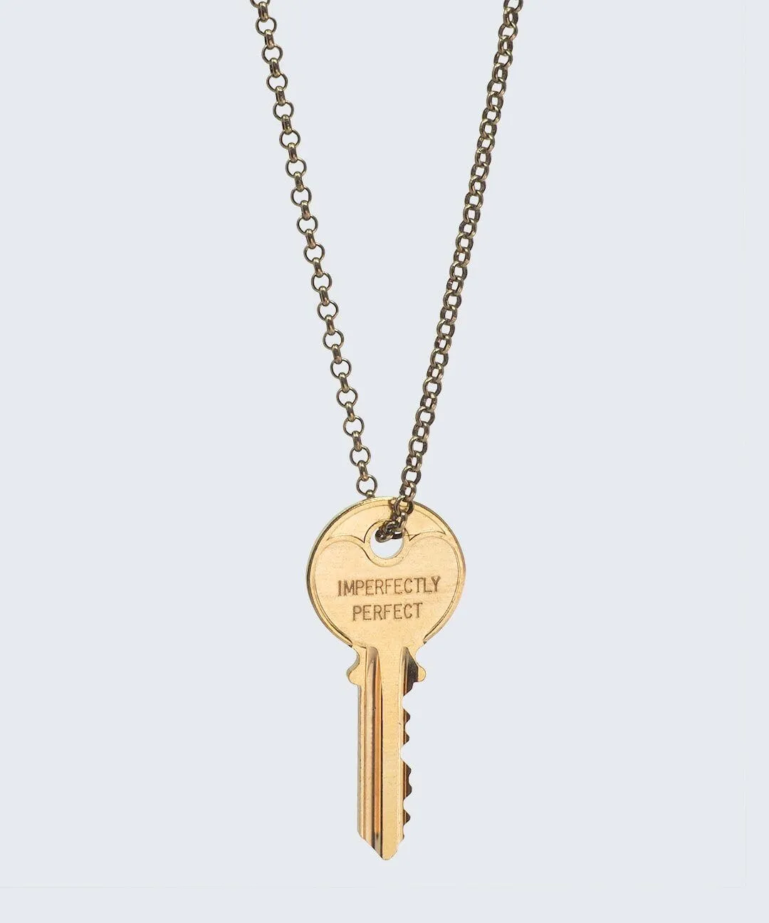 Love Your Flawz Classic Key Necklace