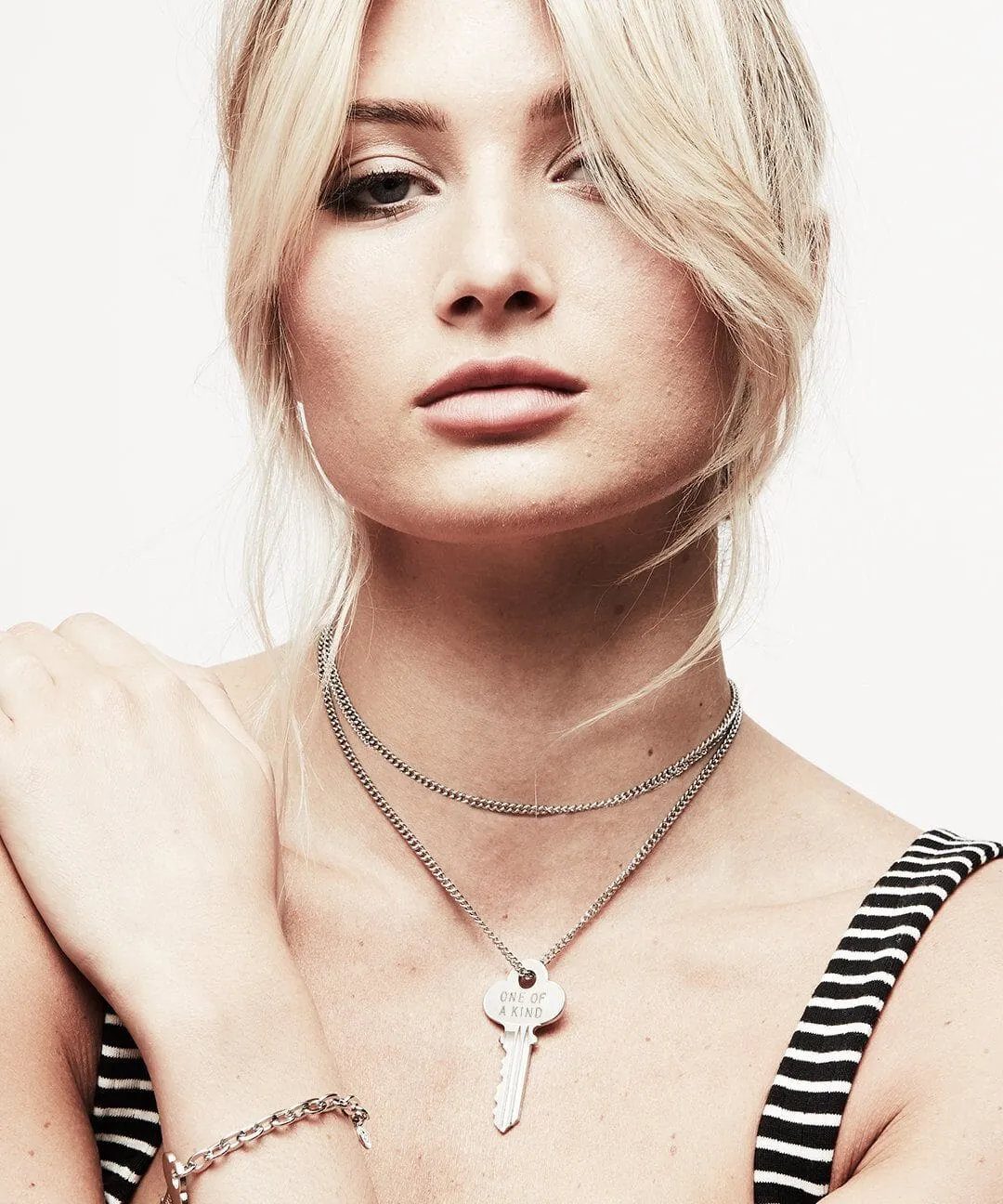 Love Your Flawz Classic Key Necklace