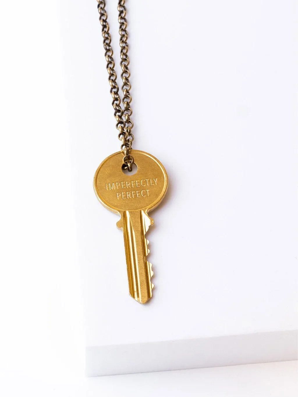 Love Your Flawz Classic Key Necklace