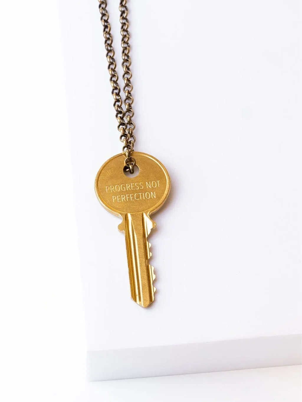 Love Your Flawz Classic Key Necklace