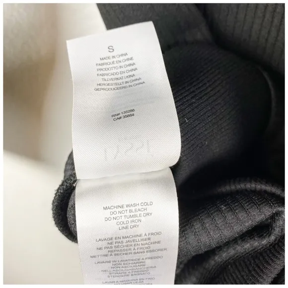 Lysse Quilted Convertible Sweatshirt In Black Size Small