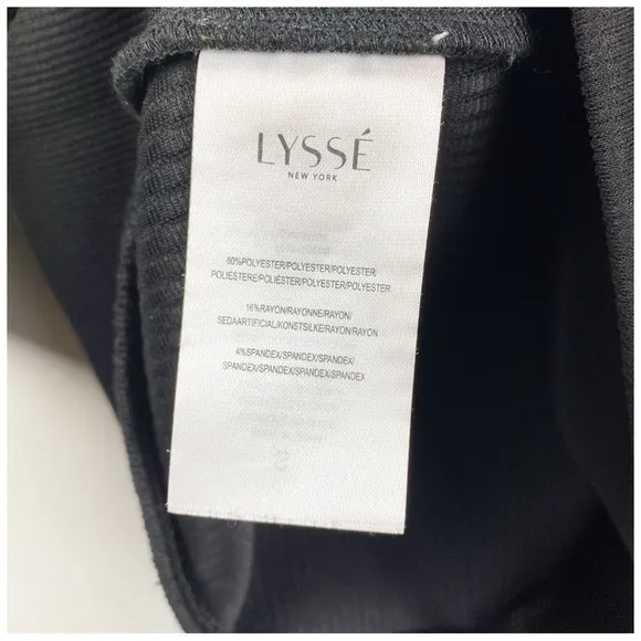 Lysse Quilted Convertible Sweatshirt In Black Size Small