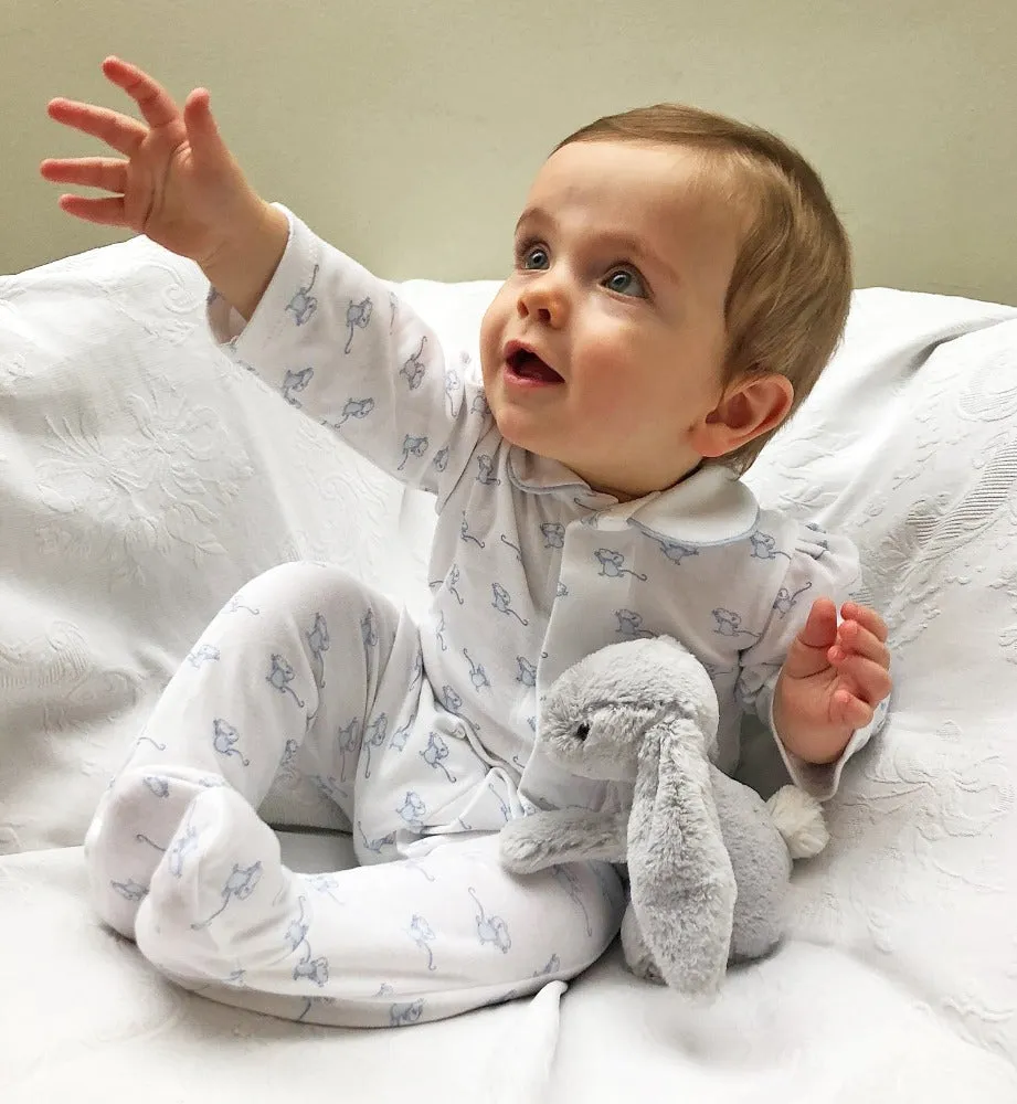 Magnet Sleepsuit - Blue Mouse