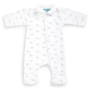 Magnet Sleepsuit - Blue Mouse