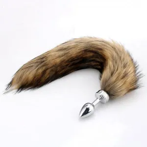 Magnetic Plug Fox Tail - Gold