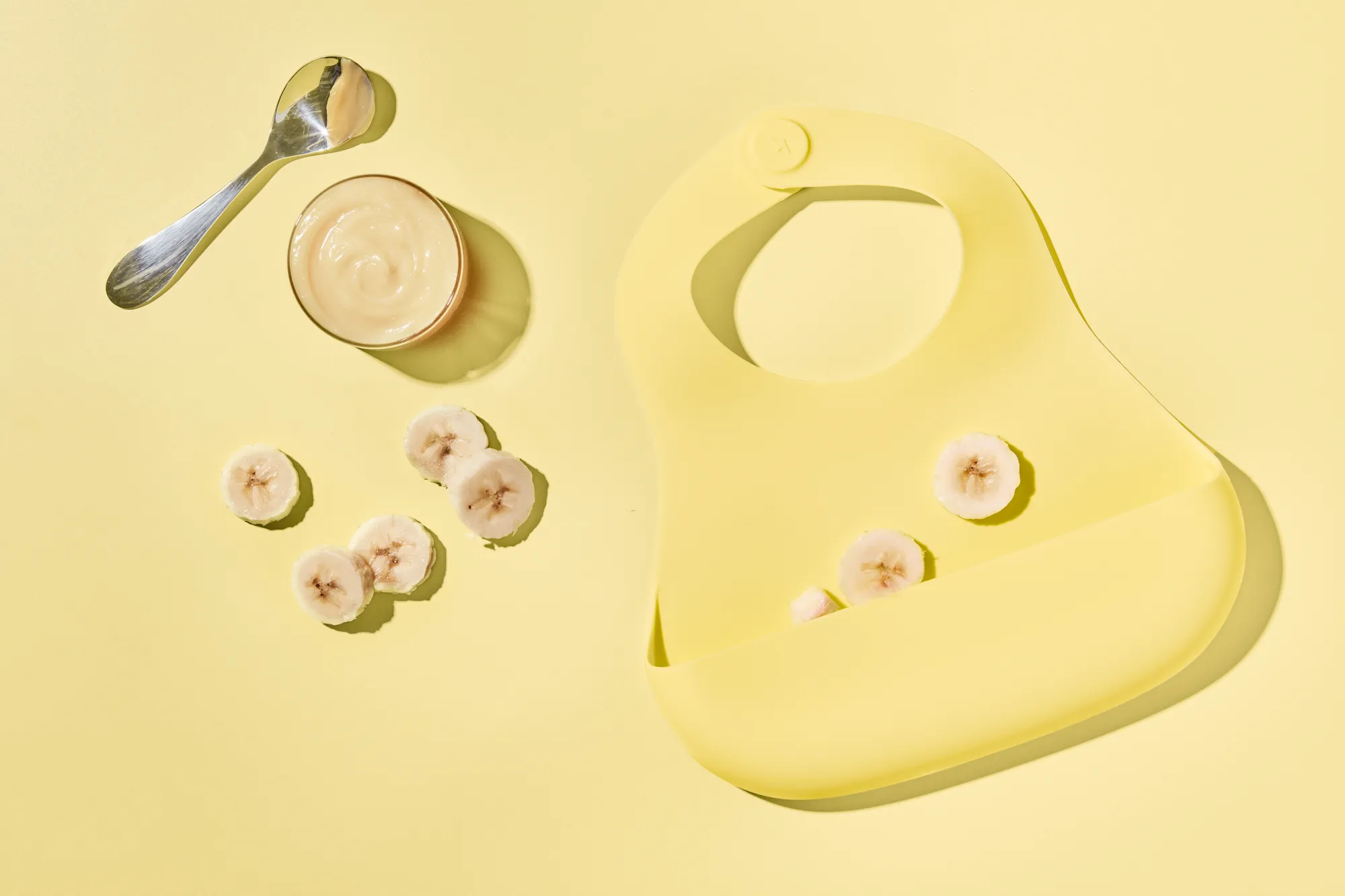 Magnetic Silicone Bib - Banana Split