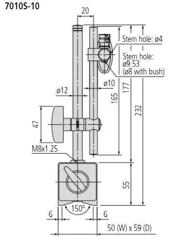 Magnetic Stand 7010 Mitutoyo