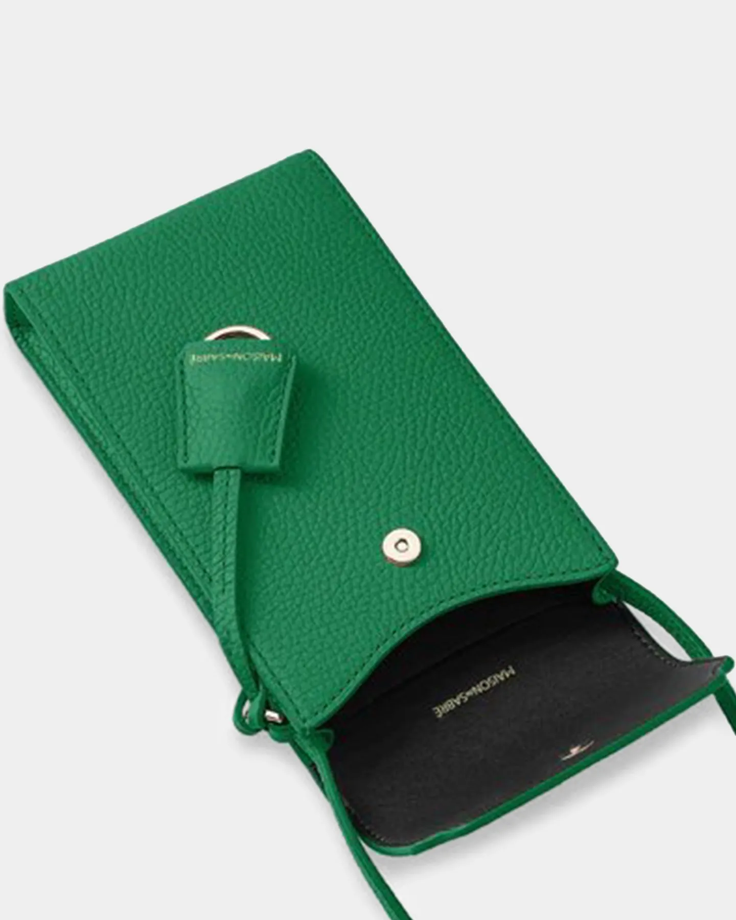 Maison De Sabre The Crossbody Phone Pouch Emerald Green