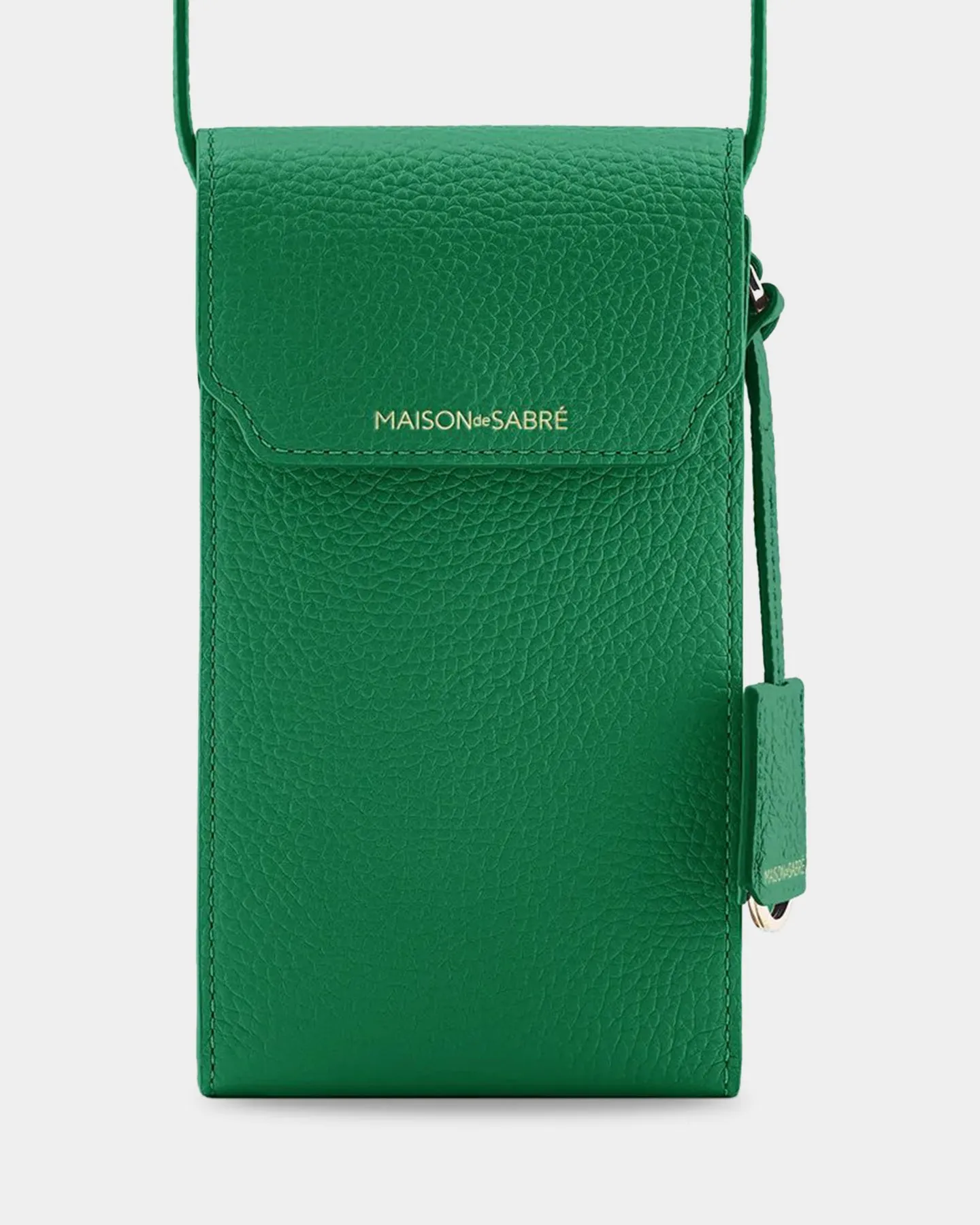 Maison De Sabre The Crossbody Phone Pouch Emerald Green