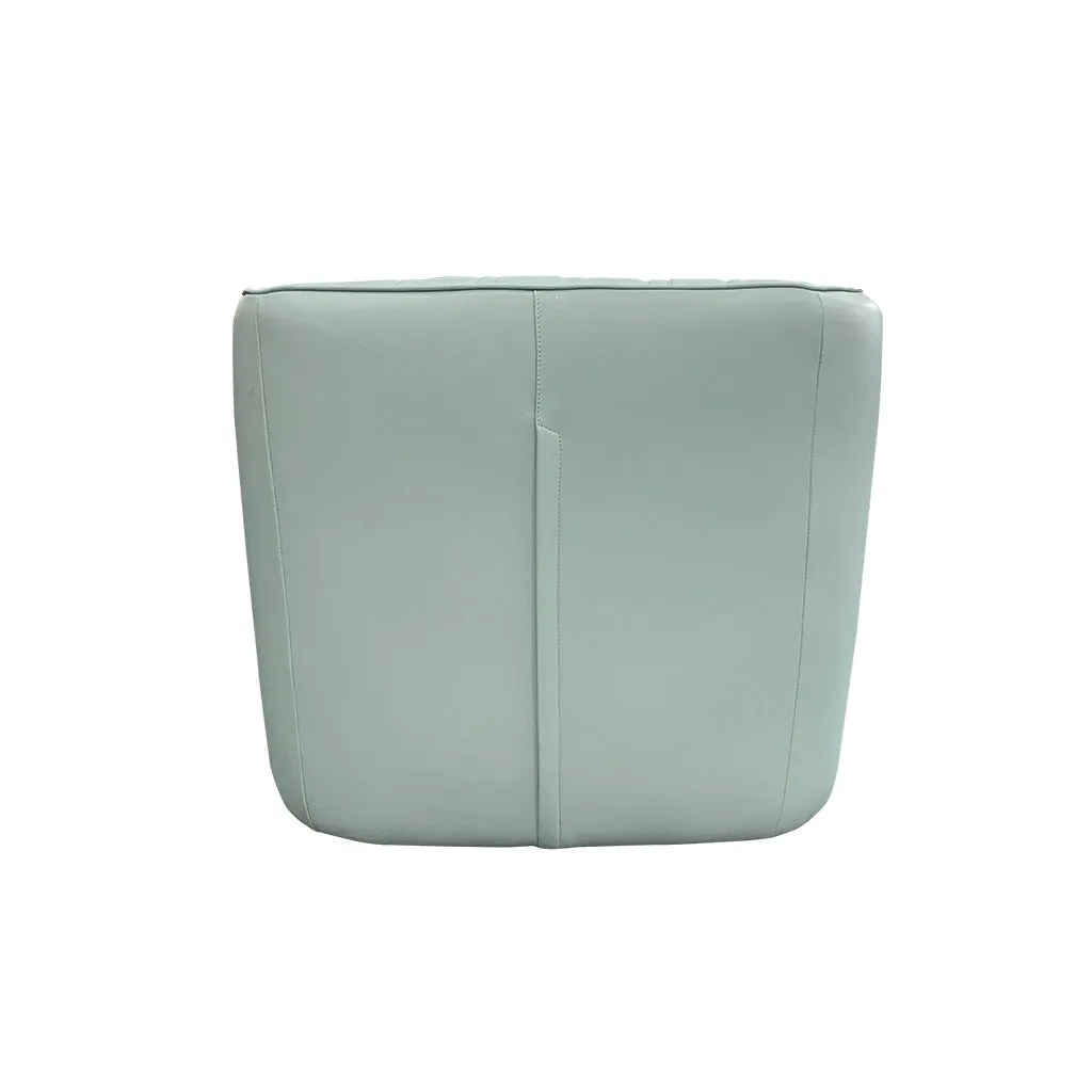 Marvy Leather Swivel Chair - Urban Sofa Rio Duck Egg Leather