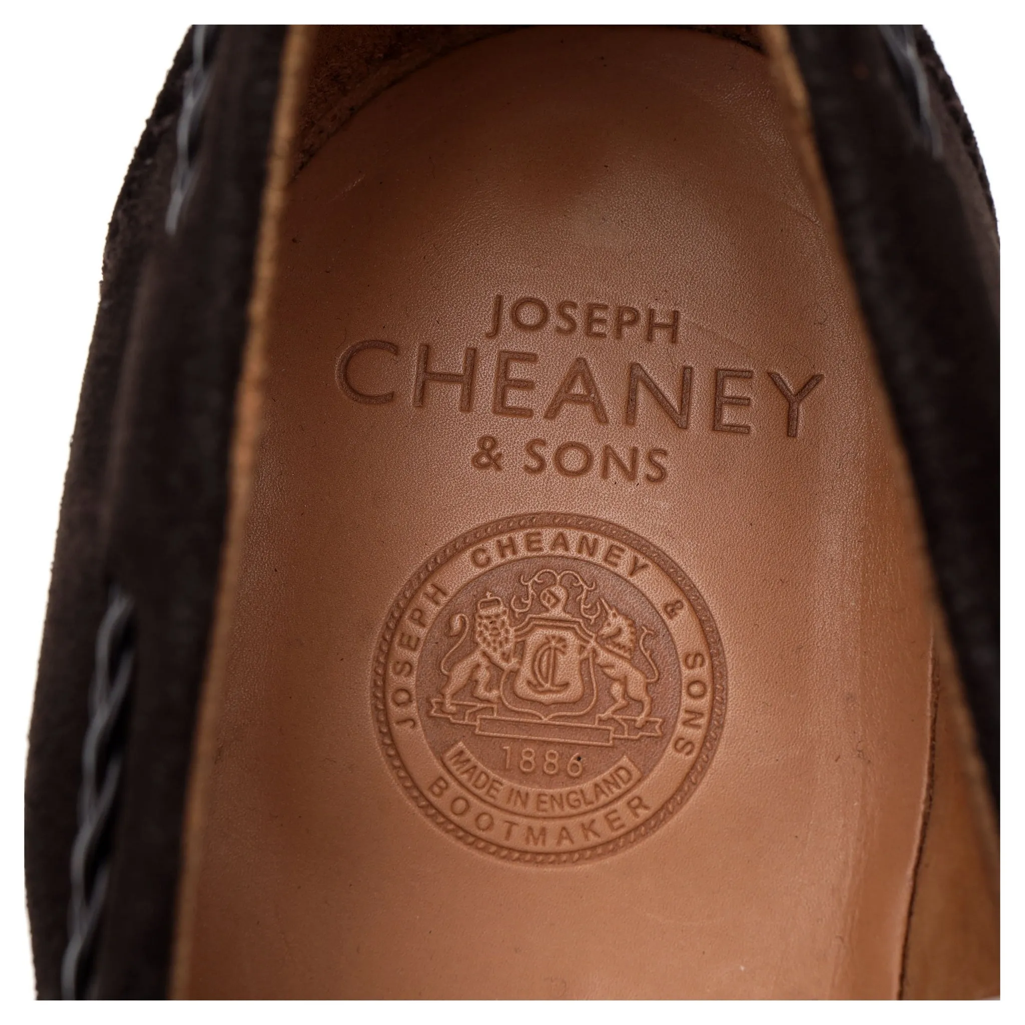 'Matisse' Dark Brown Suede Tassel Loafer UK 12 F